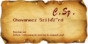 Chovanecz Szilárd névjegykártya